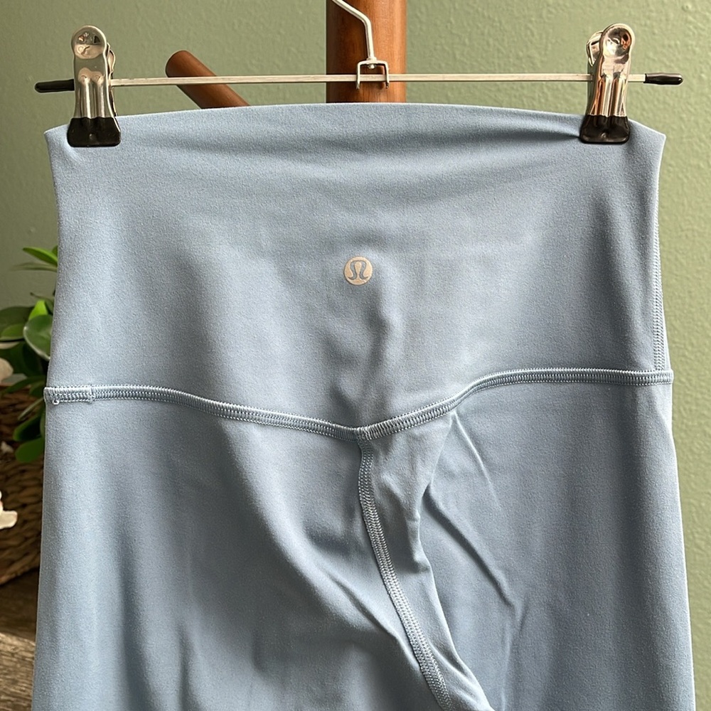 LULULEMON align high rise pant 25” size 4 Utility Blue - Picture 3 of 6